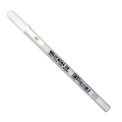 Gelly Roll Gel Ink Pen - Medium White