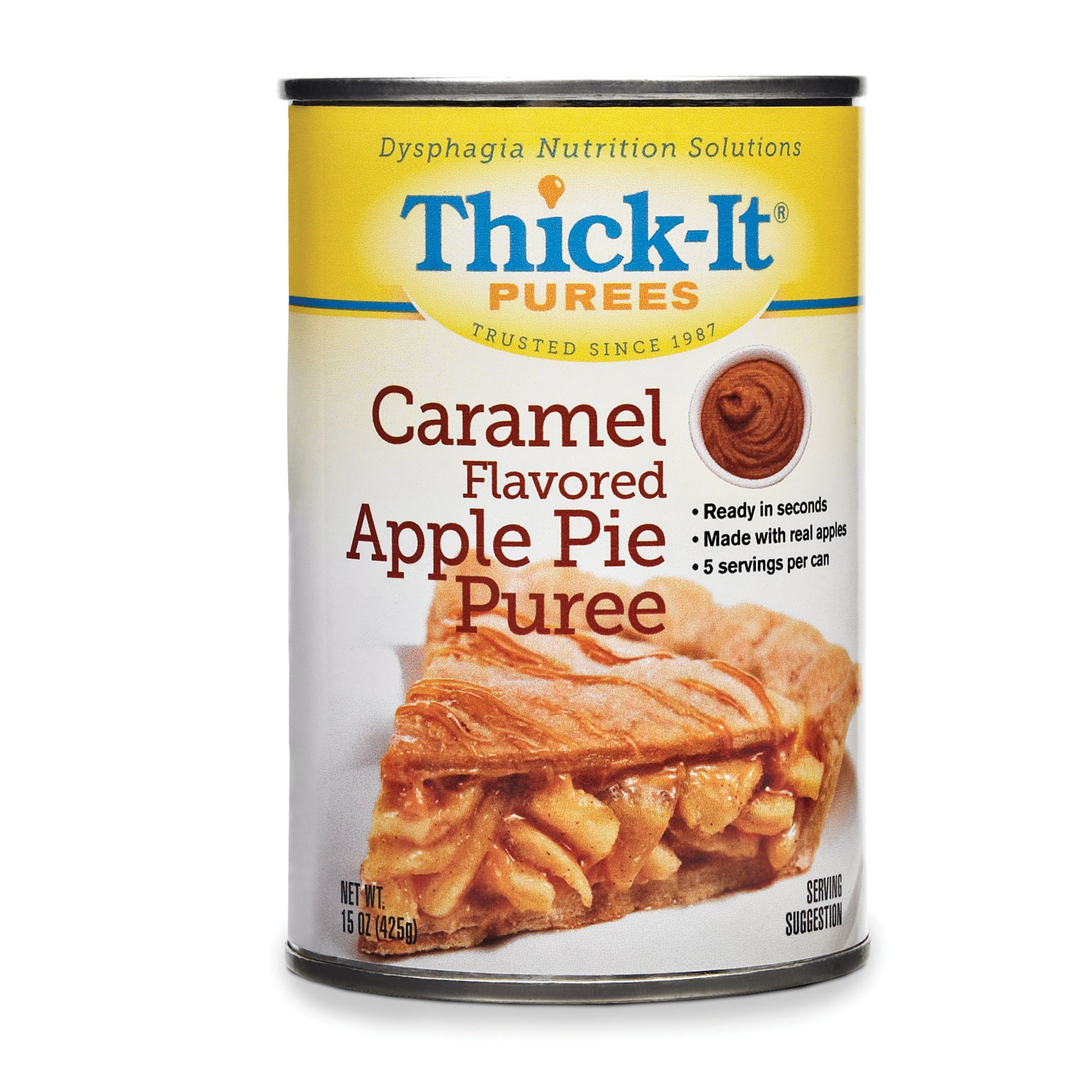 Thick-It Pure Caramel Apple Pie Thickened Food, 15-ounce Can MK 763381