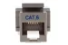 Cat6 Tool Less RJ45 Keystone Jack, Gray