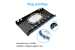 12 Port LC Slide-Out Rack Mount ODF Fiber Optic Patch Panel