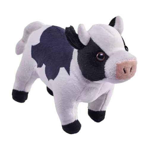 Wild Republic Pocketkins-Eco Cow 5" Plush