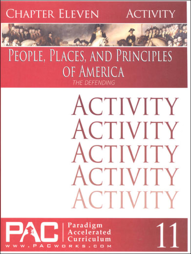 People Places & Principles of America Chapter 11 Activities (Year 2)