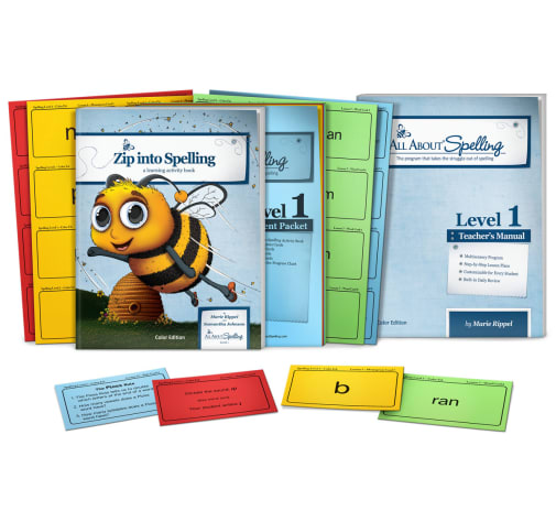 All About Spelling Level 1 Material Set (Color)
