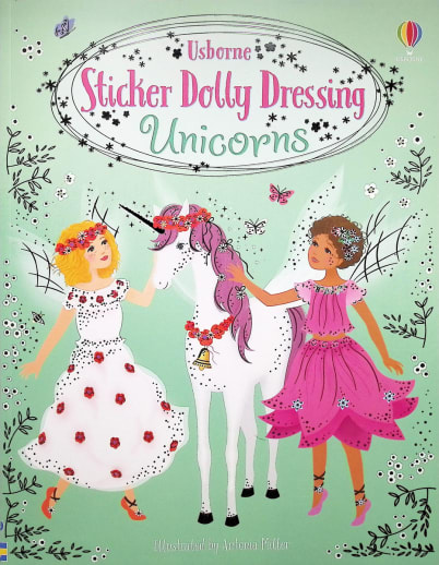 Sticker Dolly Dressing Unicorns