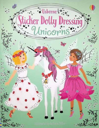Sticker Dolly Dressing Unicorns