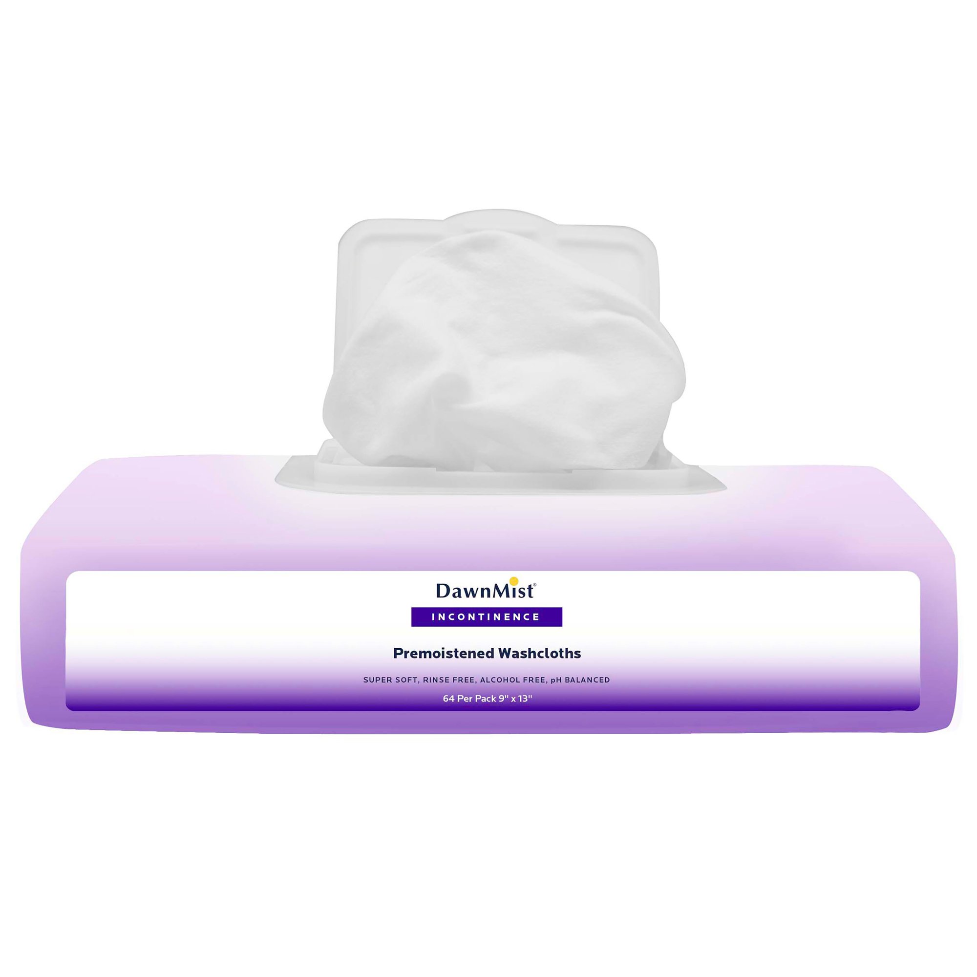 DawnMist Fresh Scent Pre-Moistened Wash Cloths, Soft Pack MK 747549