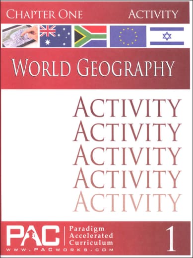 World Geography - Chapter 1 Activities