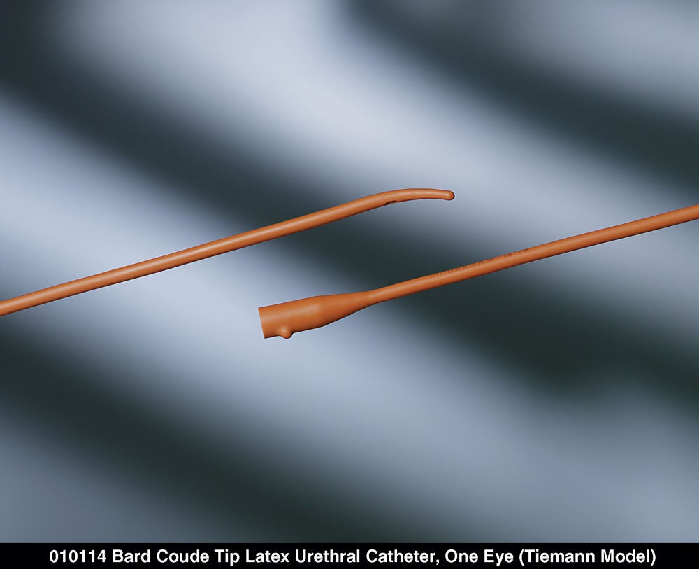 Bard Urethral Catheter, 18 Fr., Tiemann Tip MK 4010