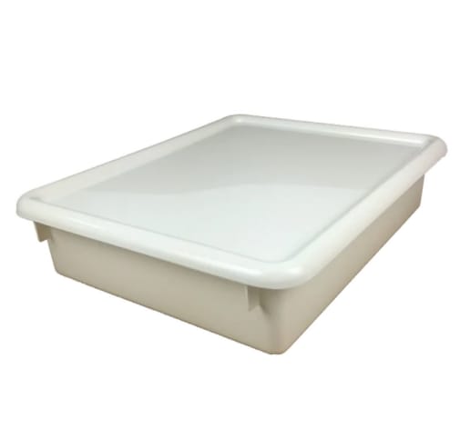 Stowaway Letter Box with Lid (3") White