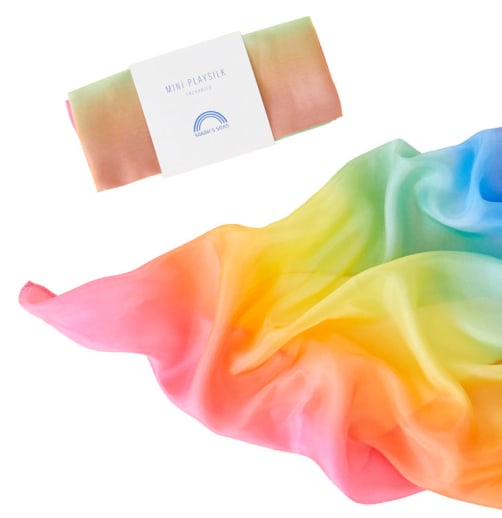 Enchanted Mini Playsilks - Rainbow