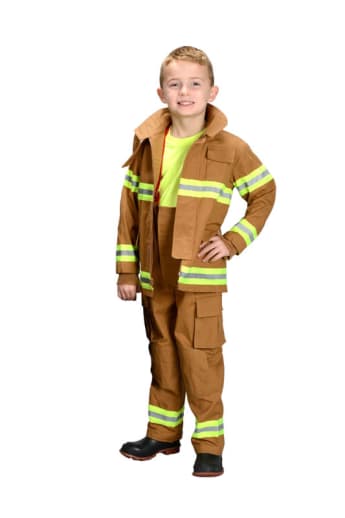 Aeromax Junior Firefighter Suit - size 12/14 (Tan)