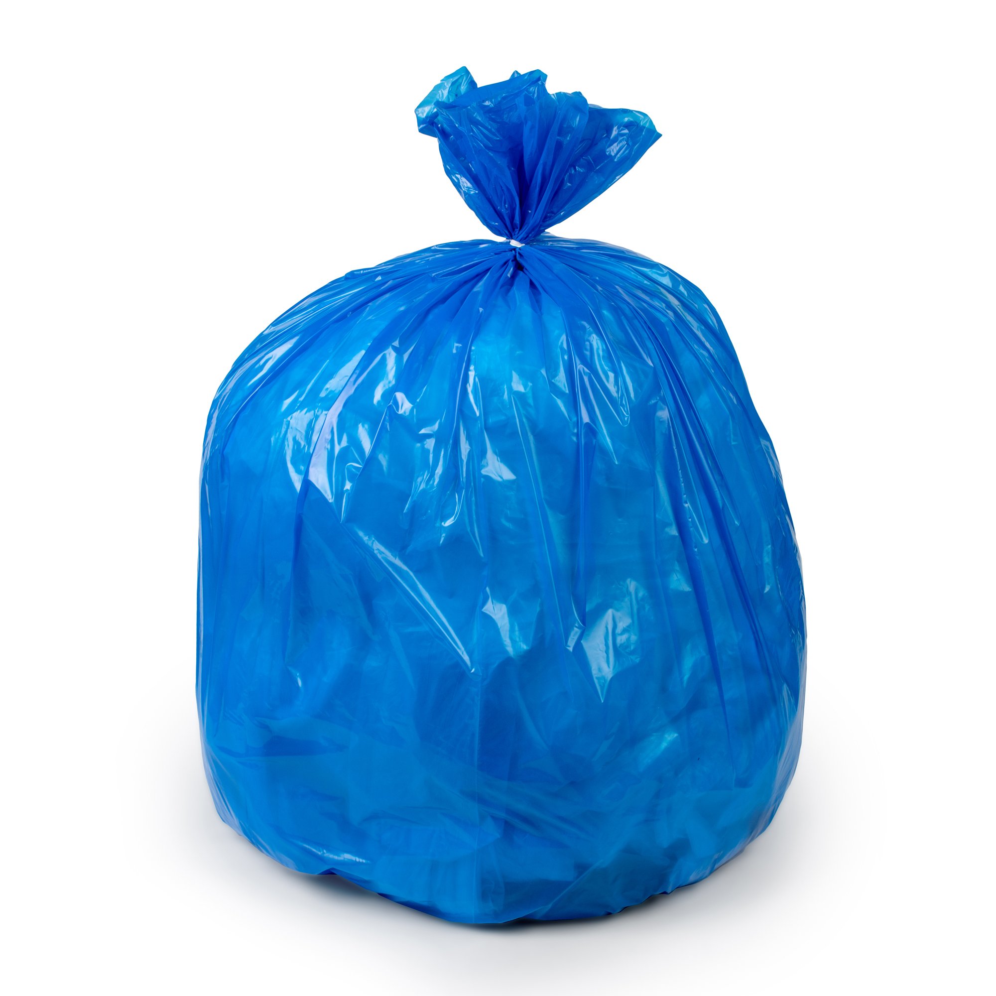 Colonial Bag Recycling Bags, Blue, 44 gal. MK 864193