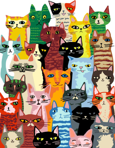 Artwille Paint by Number - Funny Cats