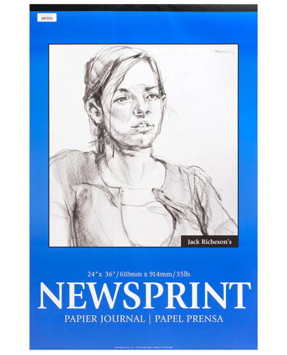 Rough Newsprint Pad (18" x 24") -50 Sheets