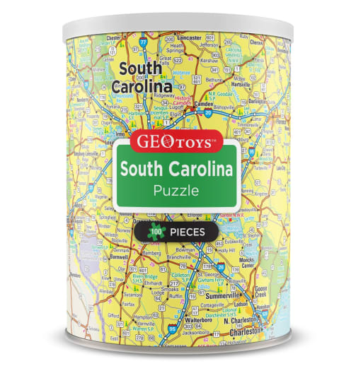 South Carolina Mini Puzzle - 100 pieces