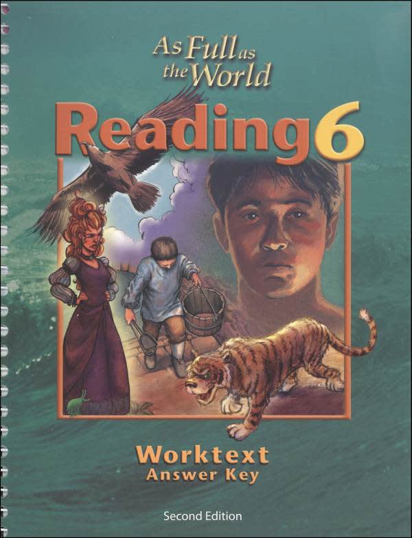 BJU Press Reading 6 Worktext Teacher Edition 2nd Edition