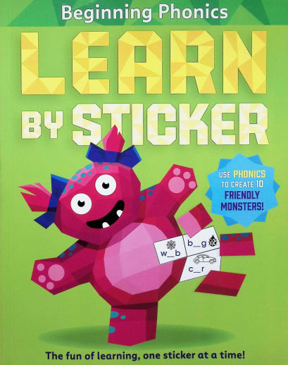 Learn by Sticker: Beginning Phonics