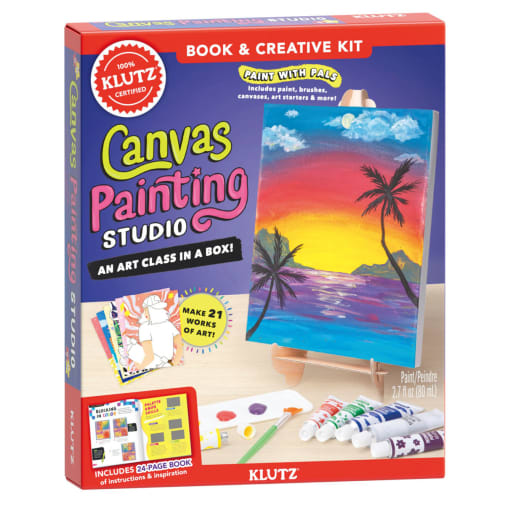 Klutz Canvas Painting Studio Book & Craft Kit