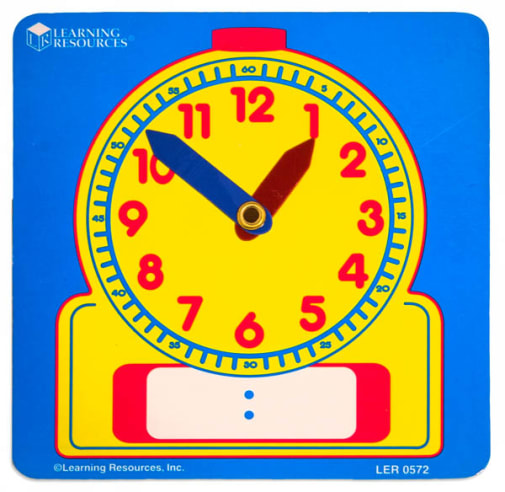 Write On/Wipe Off Student Clock