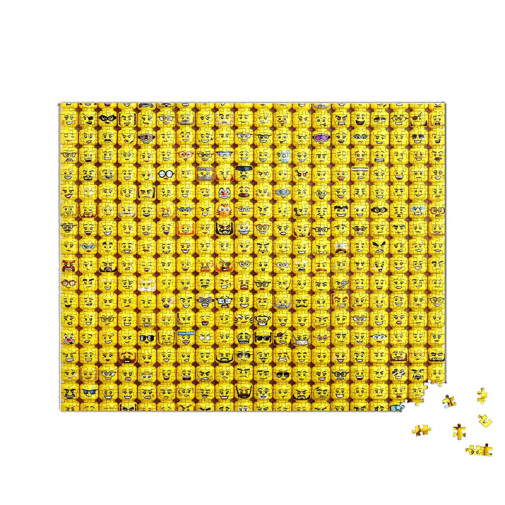 LEGO Minifigure Faces Puzzle 1000 Piece