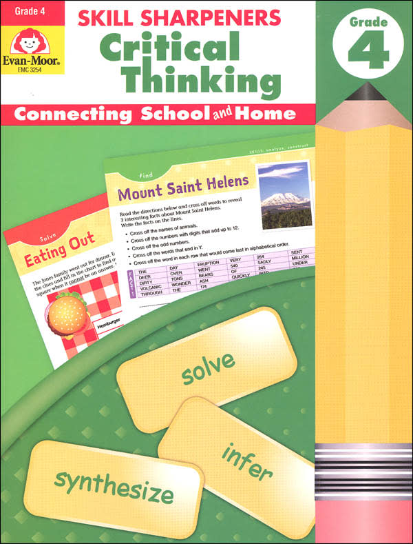 Skill Sharpeners: Critical Thinking, Grade 4