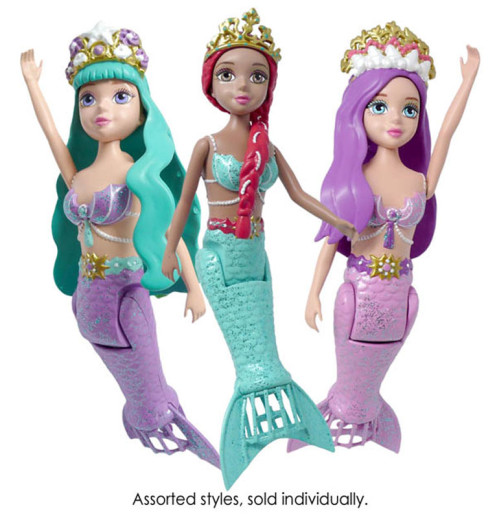 Barbie Mermaid and Barbie doll at the swimming pool - Disney