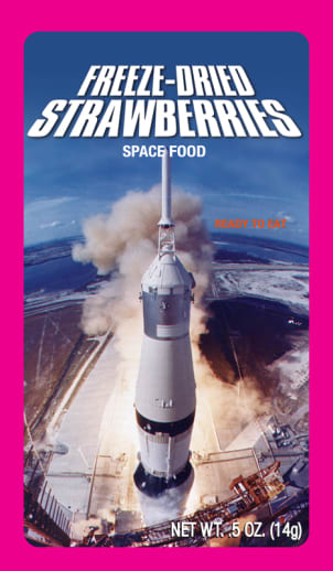 Astronaut Food - Strawberries
