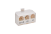 RJ11 6P4C Line Splitter Adapter – Line 1, Line 2, Line 1+2 Modular Phone Jack, White