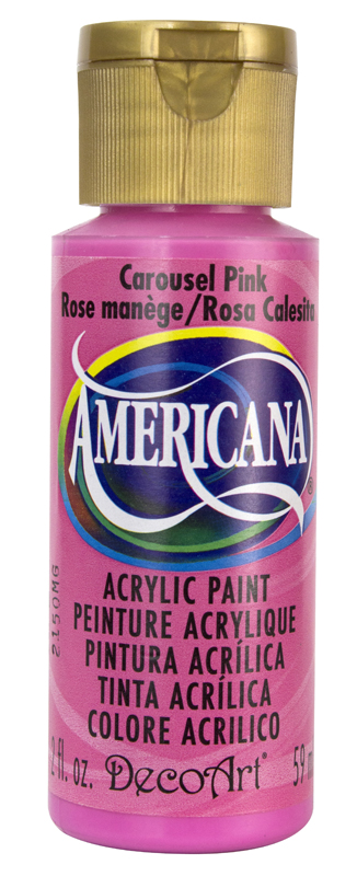 Americana Acrylic Paint 2 oz Carousel Pink