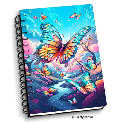 Butterfly River 3D Notebook 4" x 6"