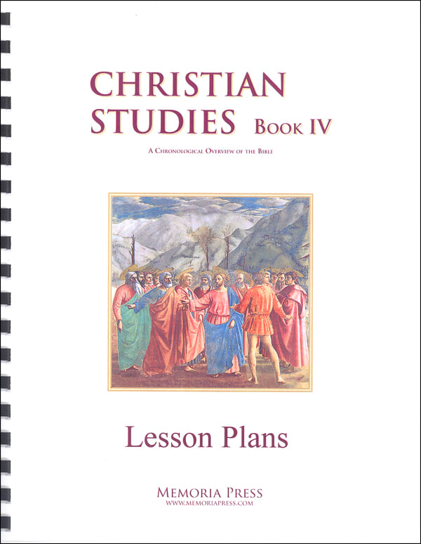 Christian Studies 4 Lesson Plans