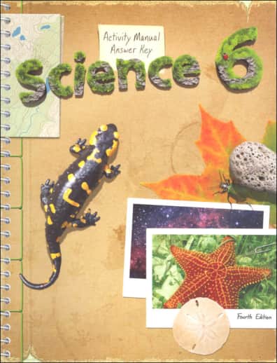 BJU Press Science 6 Student Activity Manual Answer Key 4th Edition