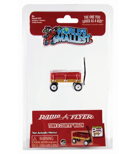 World's Smallest Radio Flyer Town & Country Wagon