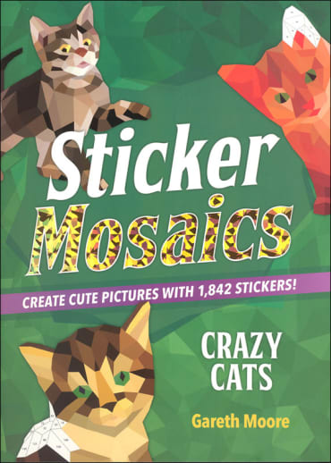 Sticker Mosaics: Crazy Cats