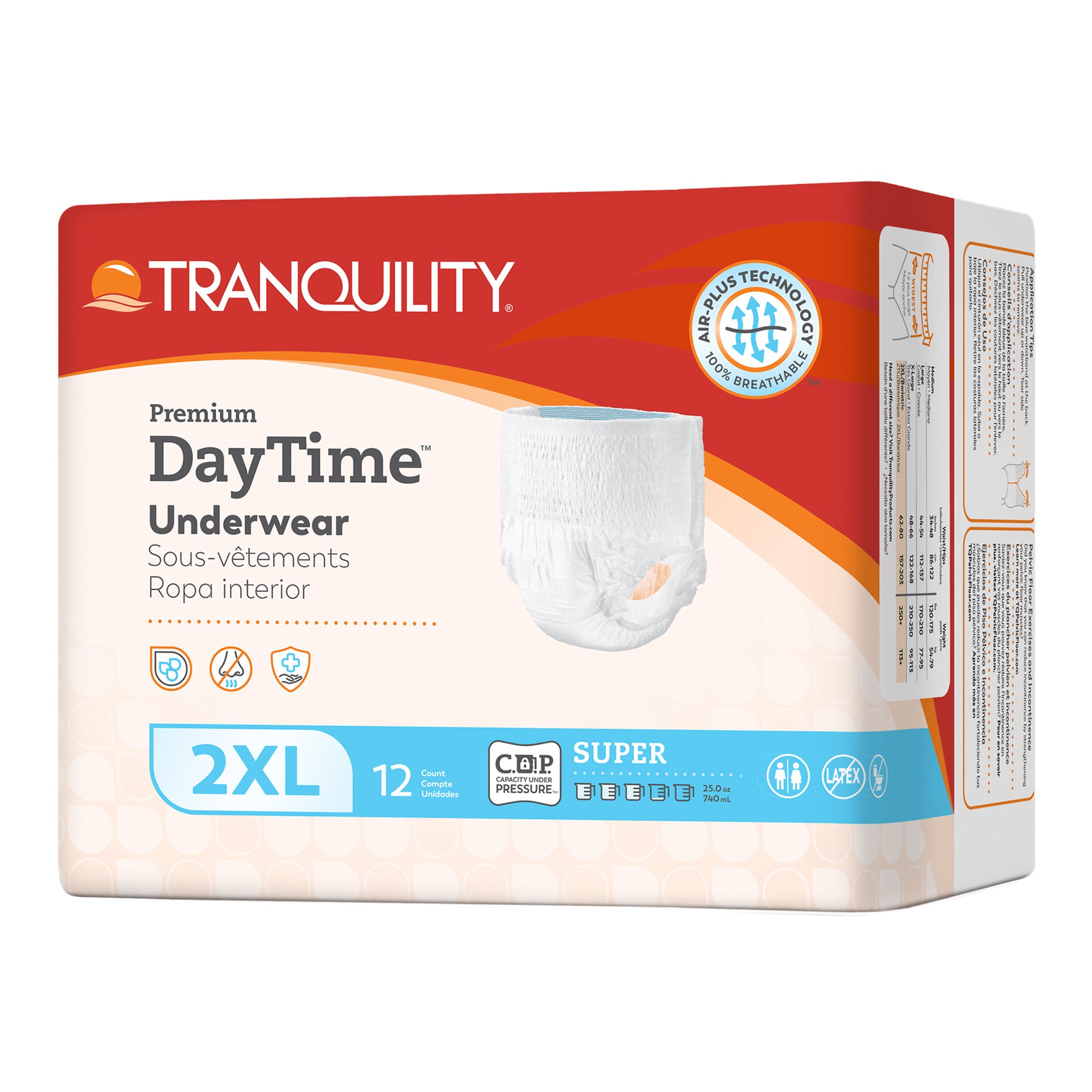 Tranquility Premium DayTime Disposable Absorbent Underwear, 2XL MK 822621