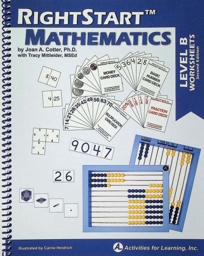 RightStart Mathematics Level B Worksheets 2nd Edition