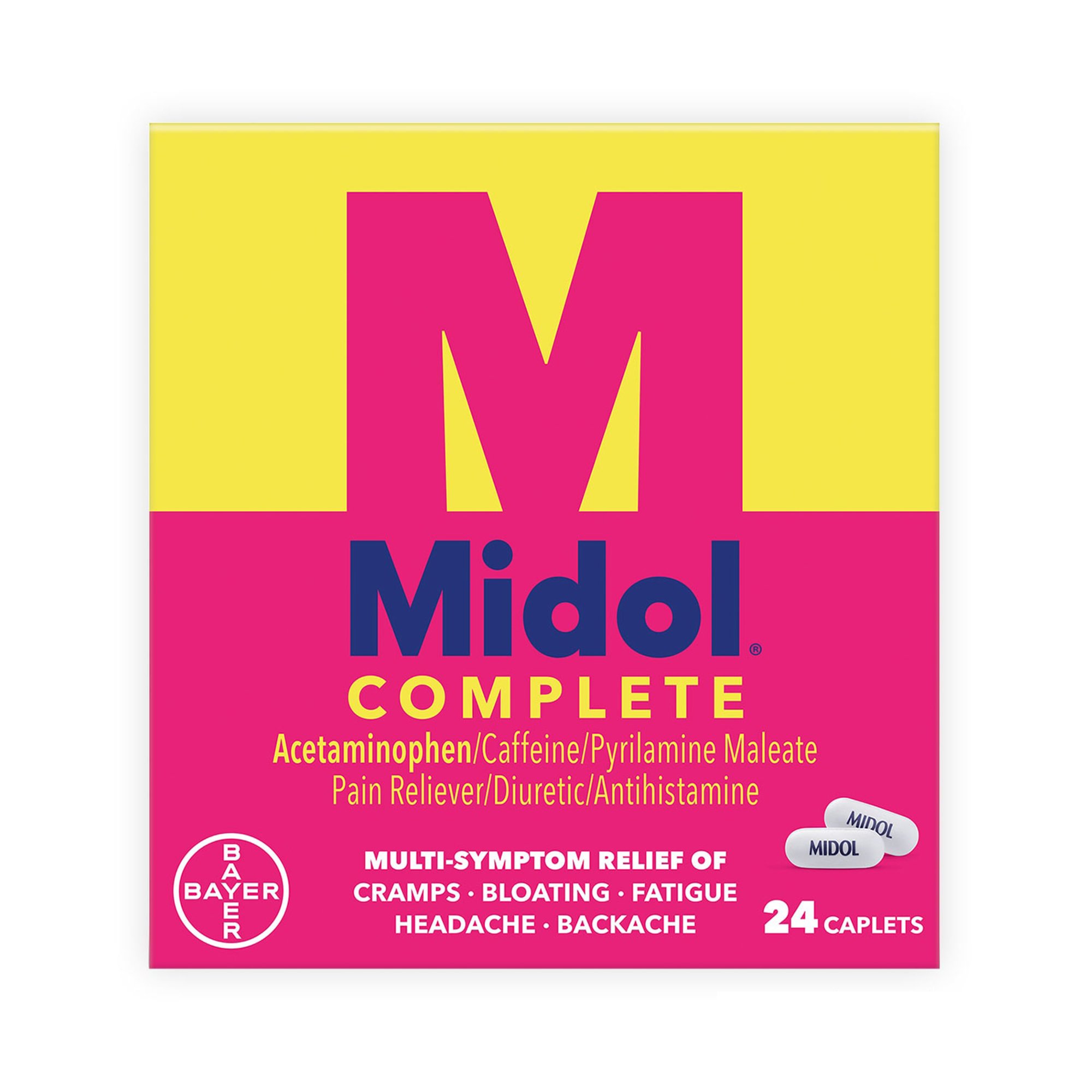 Midol Complete Acetaminophen / Caffeine / Pyrilamine Maleate Cramp Relief MK 783600