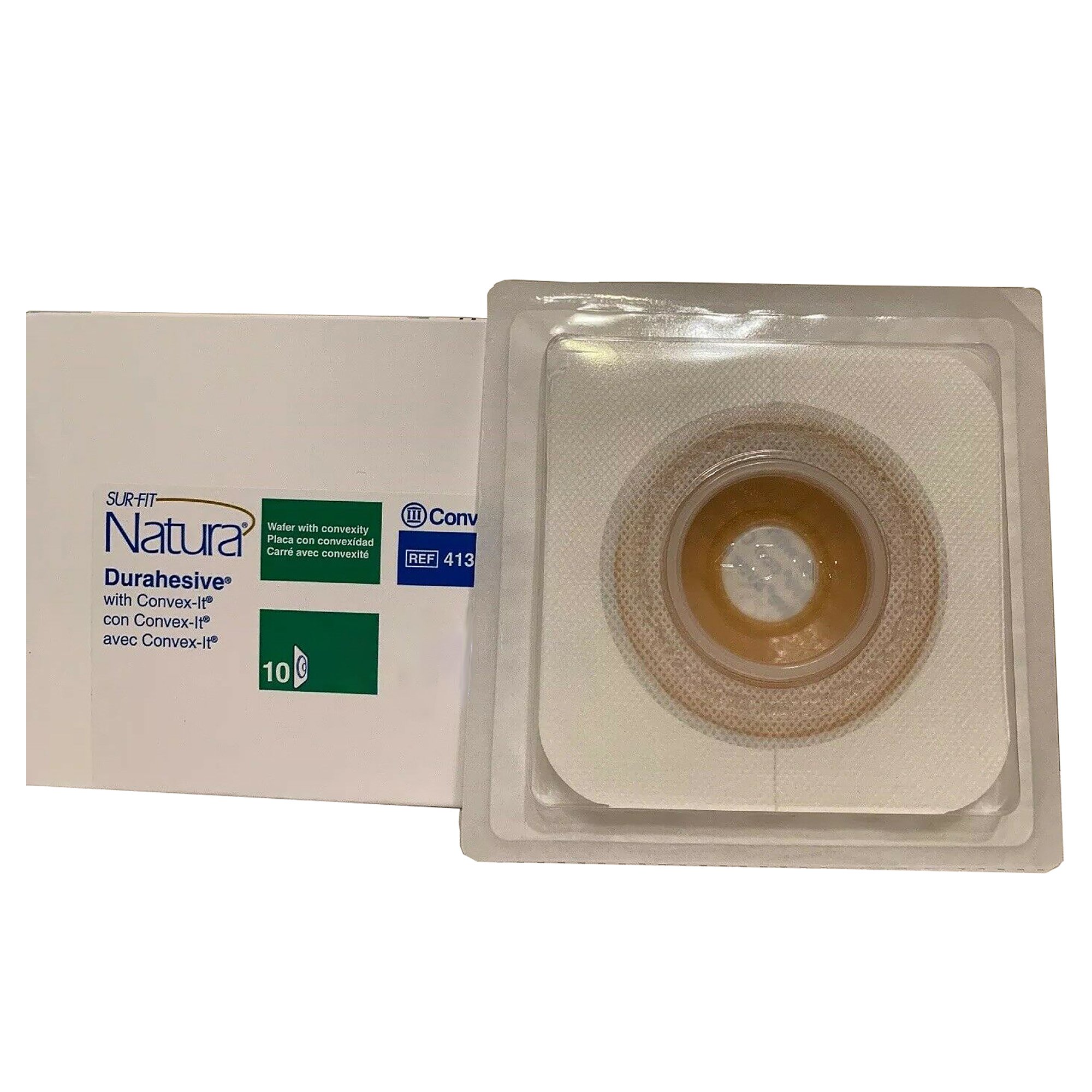 Sur-Fit Natura Durahesive Ostomy Barrier With 7/8-1 Inch Stoma Opening MK 581635