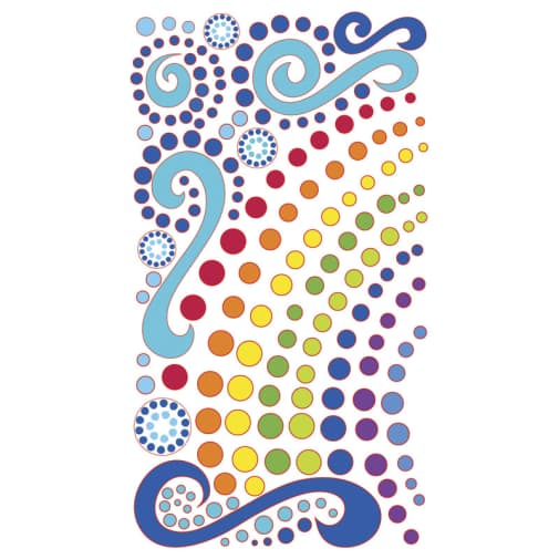 Rainbow Dots Stickers