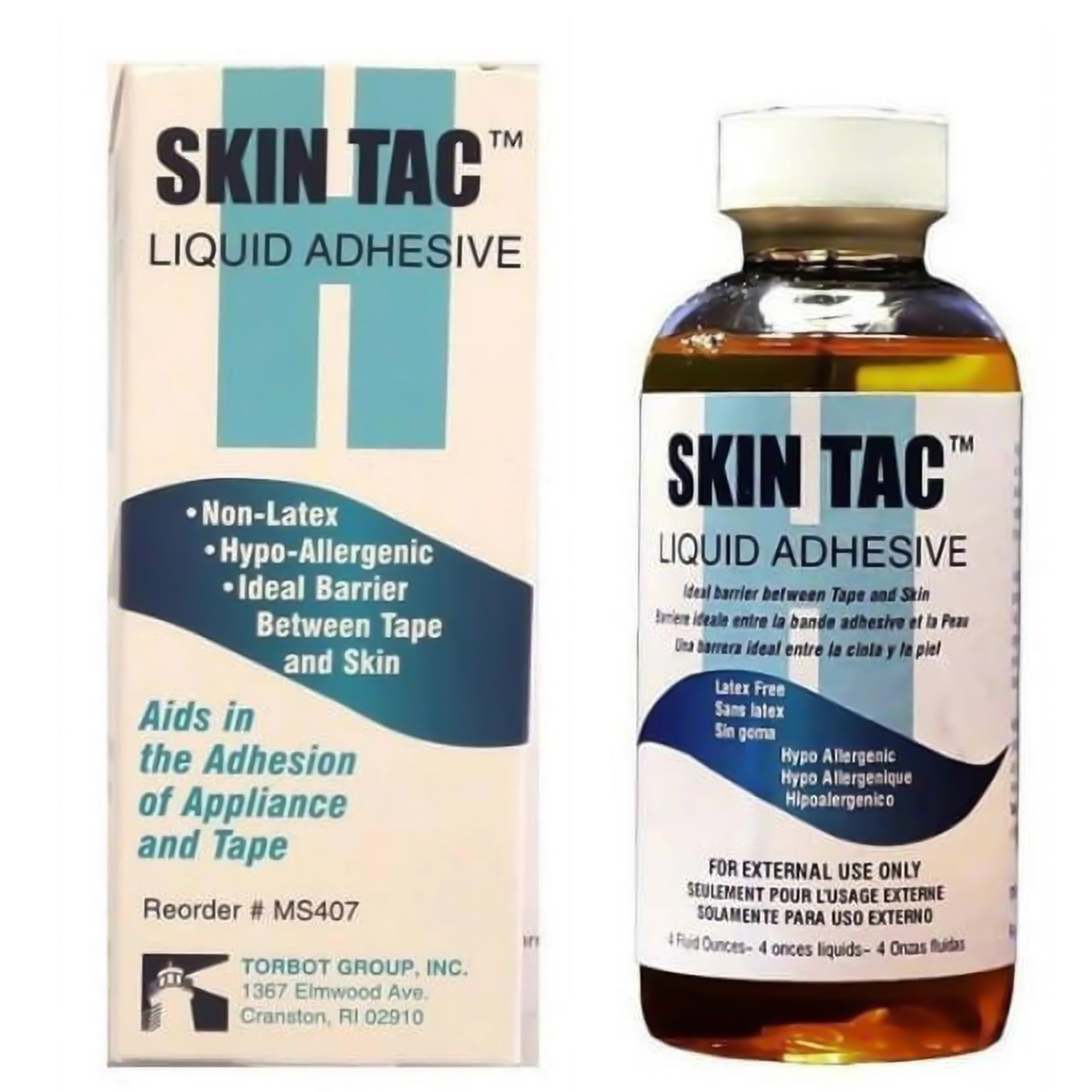 Skin Tac H Liquid Adhesive Barrier, 4-ounce Bottle MK 731930