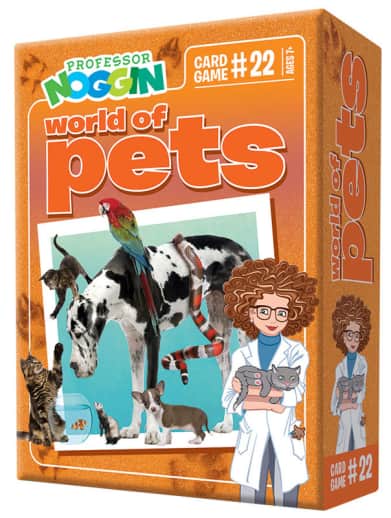 Professor Noggin Pets Card Game
