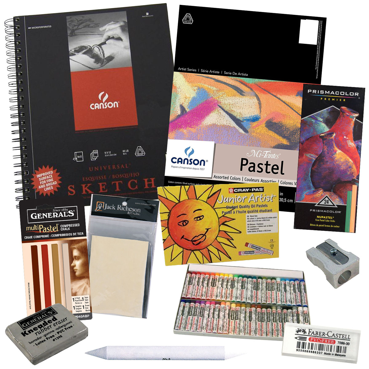 Artistic Pursuits Middle School Book 2 (3rd Edition) Art Supply Bundle