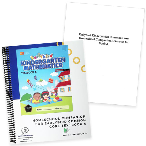 Homeschool Companion for Earlybird Common Core Textbook A with Card Set