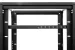 Gruber 19in, 23in, 30in Rack Mount Adjustable Rails, Black.