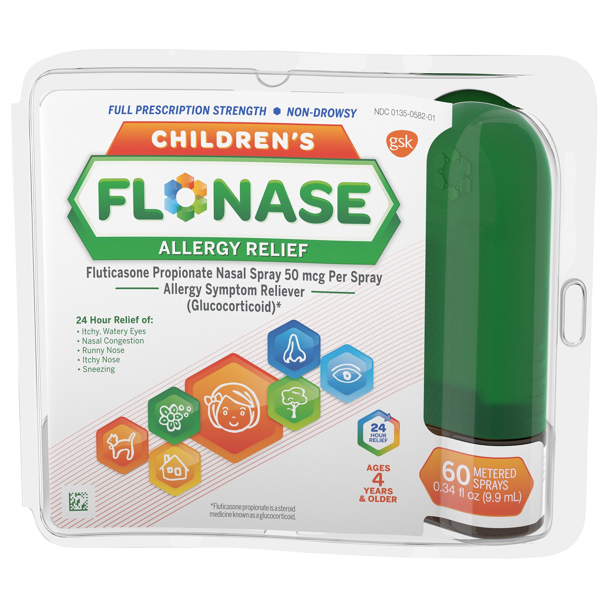 Flonase Fluticasone Propionate Allergy Relief Nasal Spray MK 1183491