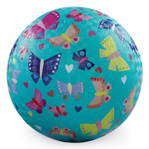 Crocodile Creek Butterfly Rainbow Playground Ball - 7 inch