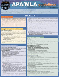 APA/MLA Guidelines Quick Study