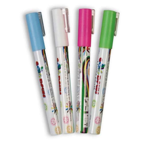 Neon Dry-Erase Markers, pack of 4 (white, green, pink, and blue)