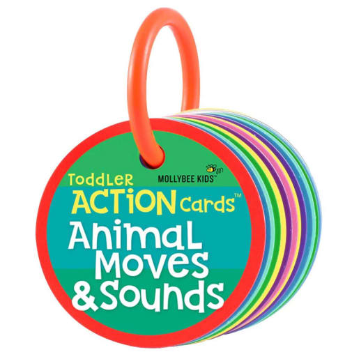 Animal Moves & Sounds Toddler Action Cards