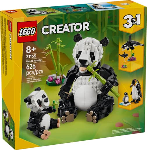 LEGO Creator Wild Animals: Panda Family 3-in-1 Set (31165)